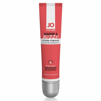 JO - Warm &amp; Buzzy Clitoris Gel - 10 ml
