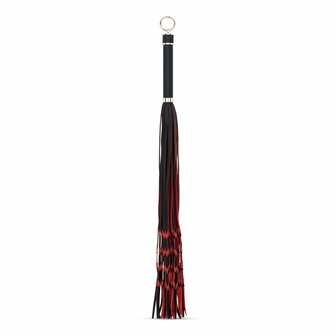 Easytoys Fetish - Flogger 64 cm - Rood en Zwart