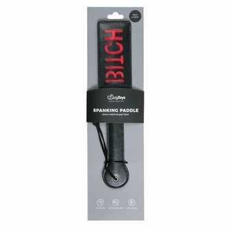 Easytoys Fetish - Zwarte Leren Paddle - Bitch