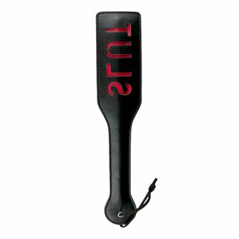 Easytoys Fetish - Zwarte leren paddle - Slut
