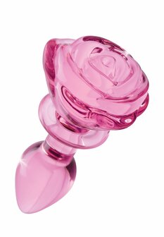 BOOTY SPARKS - Rose Glass Voor haarplug Small - Roze