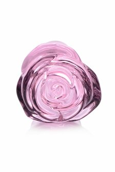 BOOTY SPARKS - Rose Glass Voor haarplug Small - Roze