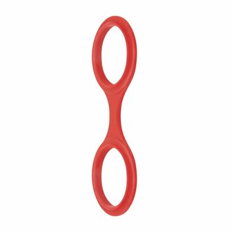 EasyToys - Flexibele siliconen handboeien - Rood