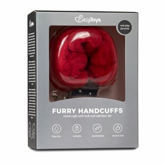 Easytoys Fetish - Bonten handboeien - rood