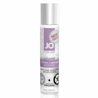 JO - For Her Agape Glijmiddel Op Waterbasis - 30 ml