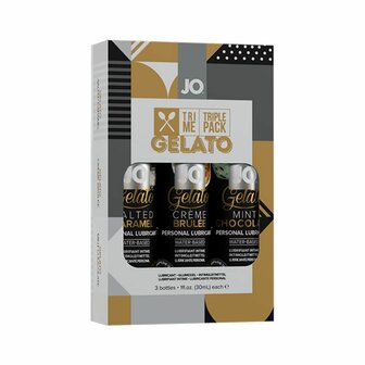 JO - Gelato Glijmiddel Set - 3 x 30 ml