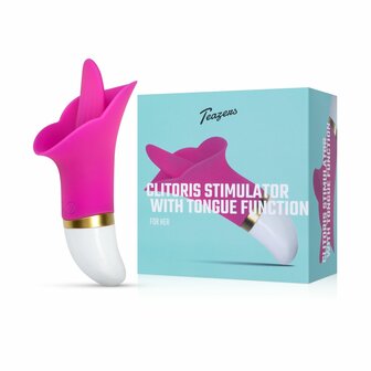 Teazers &ndash; Flower Touch Clitoris Vibrator &ndash; Roze