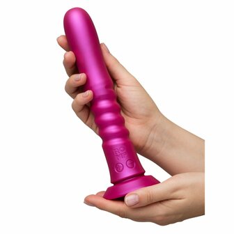 ROMP - Jiggle Stotende Vibrator Met Zuignap - Roze