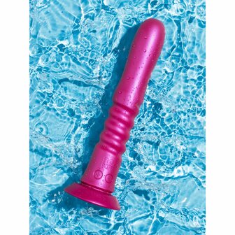 ROMP - Jiggle Stotende Vibrator Met Zuignap - Roze
