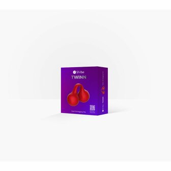 SVibe - Snail Twinn Finger Vibrator - Rood