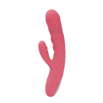 SVAKOM - Avery Thrusting Rabbit Vibrator - Aardbei Roze