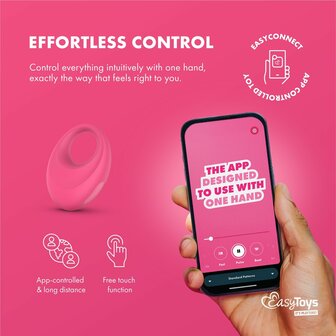EasyConnect - Vibrerende Cockring Leo app gestuurd