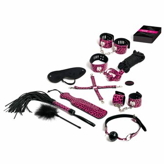 Master &amp; Slave Bondagespel - Roze