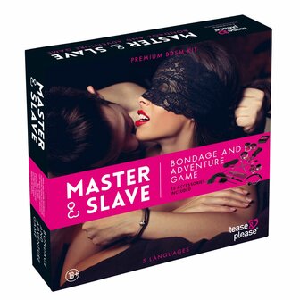 Master &amp; Slave Bondagespel - Roze