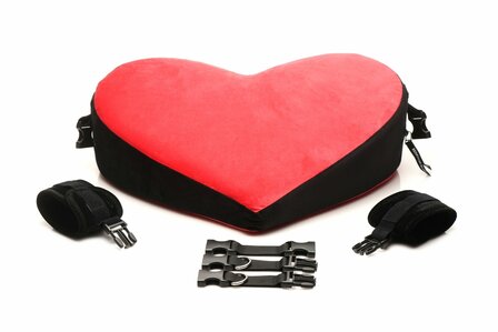 XR Brands - Bondage Kussen - Rood &amp; Zwart