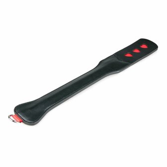 Easytoys Fetish - Lange leren paddle met hartje