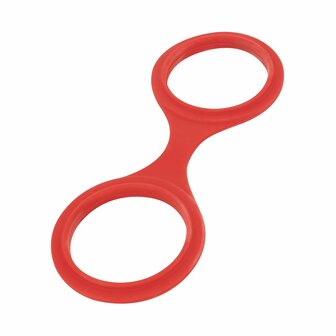 EasyToys - Flexibele siliconen handboeien - Rood
