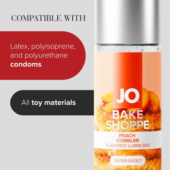 JO - Bake Shoppe Perziktaart Glijmiddel - 60ml