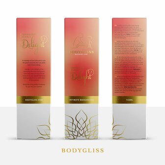 BodyGliss - Massage Olie En Glijmiddel in 1 Aardbei &amp; Champagne - 150 ml