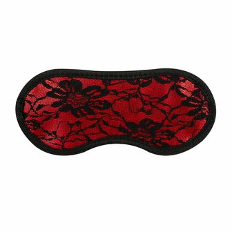Bedroom Fantasies - Lace &amp; Leather Look - 8-delige Bondage Set - Rood