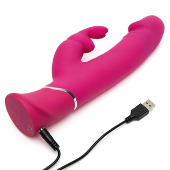 Happy Rabbit &ndash; Realistische Rabbit Vibrator &ndash; Roze