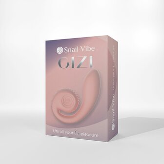 Snail Vibe Gizi Vibrator - Perzik