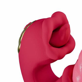 Teazers &ndash; Double Tongue Vibrator &ndash; Roze