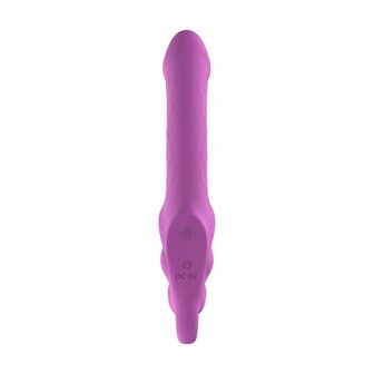 Teazers &ndash; Strapless Strap-On met Voor haar Plug &ndash; Pink