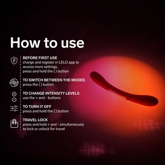 LELO - Boomerang Dubbele Vibrator - Cerise