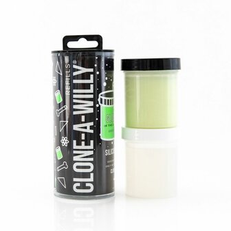 Clone-A-Willy - Navulling Siliconenrubber - Glow in the Dark Groen