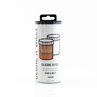 Clone-A-Willy - Navulling Siliconenrubber - Medium Huidtint