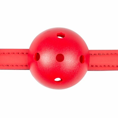 Easytoys Fetish - Ball gag met bal van PVC - Rood