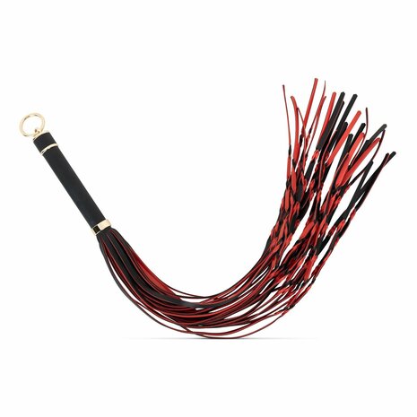 Easytoys Fetish - Flogger 64 cm - Rood en Zwart