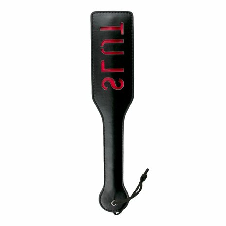 Easytoys Fetish - Zwarte leren paddle - Slut