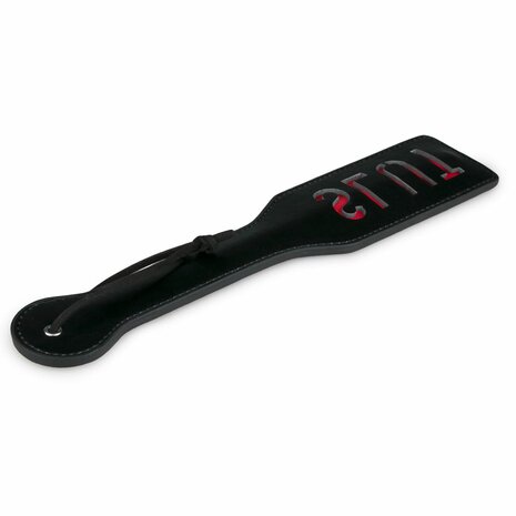 Easytoys Fetish - Zwarte leren paddle - Slut