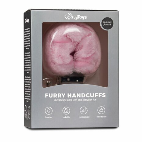Easytoys Fetish - Bonten handboeien - roze
