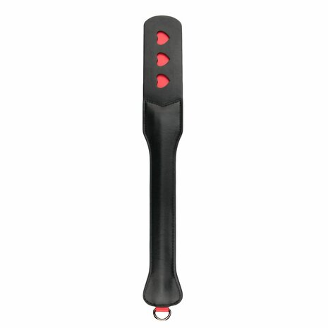 Easytoys Fetish - Lange leren paddle met hartje