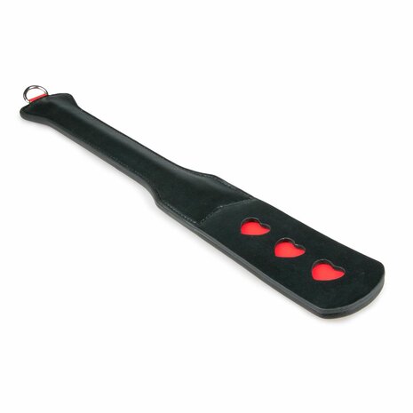 Easytoys Fetish - Lange leren paddle met hartje