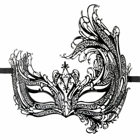 Easytoys Fetish - Open Venetiaans Masker - Zwart