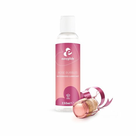 EasyGlide Ros&eacute; Bubbels Glijmiddel op Waterbasis - 150 ml
