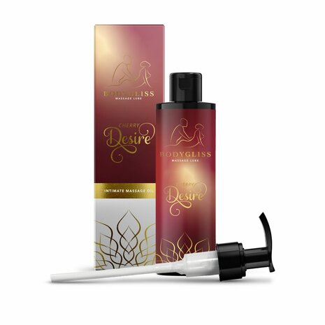 BodyGliss - Cherry Desire Massageolie en Glijmiddel - 150 ml