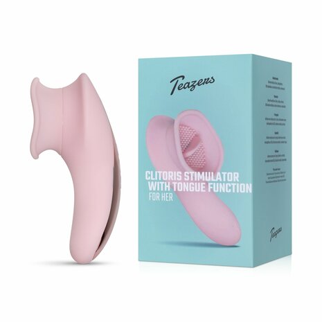 Teazers &ndash; Clitoral Tong Vibrator &ndash; Roze