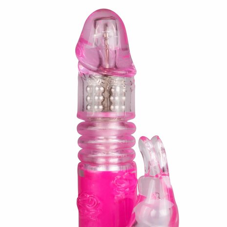 EasyToys Stotende Rabbit Vibrator - Roze