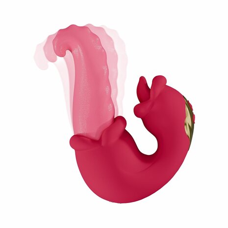 Teazers &ndash; Double Tongue Vibrator &ndash; Roze