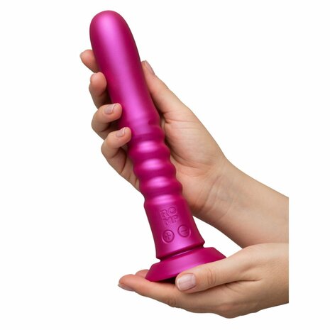 ROMP - Jiggle Stotende Vibrator Met Zuignap - Roze