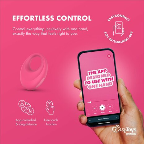 EasyConnect - Vibrerende Cockring Leo app gestuurd
