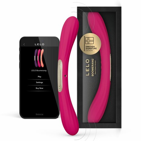 LELO - Boomerang Dubbele Vibrator - Cerise