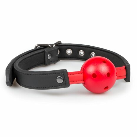 Easytoys Fetish - Ball gag met bal van PVC - Rood