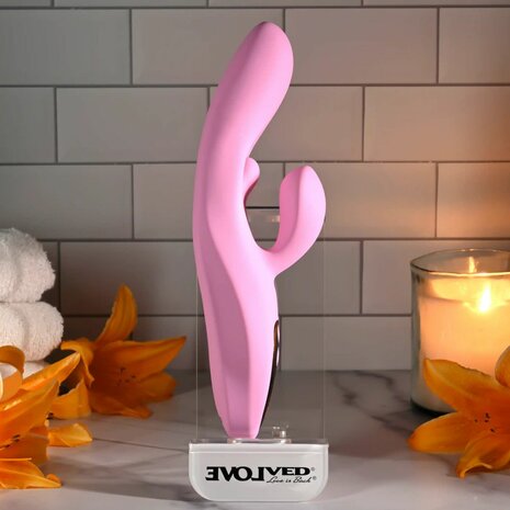 Evolved - Push The Button Vibrator - Roze