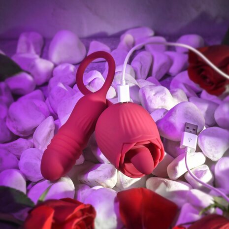 Evolved - Wild Rose Tong Vibrator - Rood